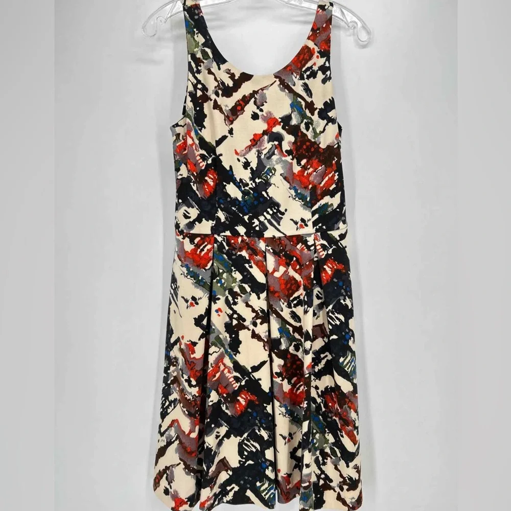 Mauve knee height floral dress